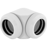 Corsair CX-9052020-WW parte e accessorio del sistema di raffreddamento del computer Guarnizione bianco, Guarnizione, Ottone, Bianco, 1/4", 90°, 1,4 cm