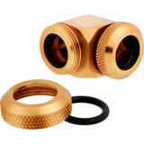 Corsair CX-9052023-WW parte e accessorio del sistema di raffreddamento del computer Guarnizione, Connessione oro, Guarnizione, Ottone, Oro, 1/4", 90°, 1,2 cm