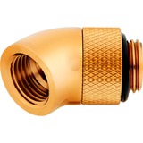 Corsair CX-9055003-WW parte e accessorio del sistema di raffreddamento del computer Guarnizione, Connessione oro, Guarnizione, Ottone, Oro, 1/4", 45°, Liquido