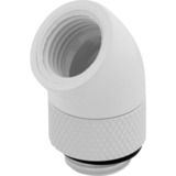 Corsair CX-9055007-WW parte e accessorio del sistema di raffreddamento del computer Guarnizione bianco, Guarnizione, Ottone, Bianco, 1/4", 45°, Liquido