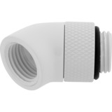 Corsair CX-9055007-WW parte e accessorio del sistema di raffreddamento del computer Guarnizione bianco, Guarnizione, Ottone, Bianco, 1/4", 45°, Liquido