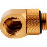 Corsair CX-9055010-WW parte e accessorio del sistema di raffreddamento del computer Guarnizione oro, Guarnizione, Ottone, Oro, 1/4", 90°, Liquido