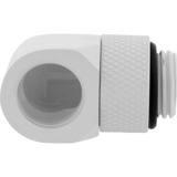 Corsair CX-9055014-WW parte e accessorio del sistema di raffreddamento del computer Guarnizione bianco, Guarnizione, Ottone, Bianco, 1/4", 90°, Liquido