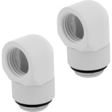 Corsair CX-9055014-WW parte e accessorio del sistema di raffreddamento del computer Guarnizione bianco, Guarnizione, Ottone, Bianco, 1/4", 90°, Liquido