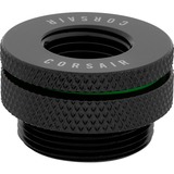 Corsair CX-9055018-WW parte e accessorio del sistema di raffreddamento del computer Guarnizione Nero, Guarnizione, Ottone, Nero, 1/4", Liquido