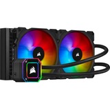 Corsair iCUE H115i Elite Processore Raffreddatore di liquidi tutto in uno 14 cm Nero, Raffreddamento ad acqua Nero, Raffreddatore di liquidi tutto in uno, 14 cm, 97 pdc/min, Nero
