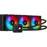 Corsair iCUE H150i Elite Processore 12 cm Nero, raffreddamento CPU Nero, 12 cm, 75 pdc/min, Nero