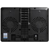 DeepCool U PAL base di raffreddamento per notebook 39,6 cm (15.6") 1000 Giri/min Nero Nero, 39,6 cm (15.6"), 2 pz, 14 cm, 1,5 cm, 14 cm, 1,5 cm