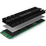 ICY BOX IB-M2HS-701 M.2 NVMe SSD Dissipatore di calore/Radiatore Nero 1 pz Nero, Dissipatore di calore/Radiatore, Nero