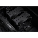 Noctua NH-D15 chromax.black Processore Refrigeratore 15 cm Nero, raffreddamento CPU  Nero, Refrigeratore, 15 cm, 300 Giri/min, 1500 Giri/min, 24,6 dB, 140,2 m³/h
