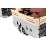 Noctua NH-L9X65 SE-AM4 sistema di raffreddamento per computer Processore Refrigeratore Beige, Marrone, Acciaio inossidabile Refrigeratore, 600 Giri/min, 2500 Giri/min, 23,6 dB, 57,5 m³/h, Beige, Marrone, Acciaio inossidabile