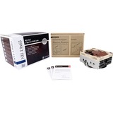 Noctua NH-L9X65 SE-AM4 sistema di raffreddamento per computer Processore Refrigeratore Beige, Marrone, Acciaio inossidabile Refrigeratore, 600 Giri/min, 2500 Giri/min, 23,6 dB, 57,5 m³/h, Beige, Marrone, Acciaio inossidabile