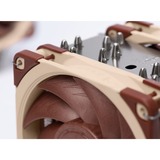 Noctua NH-U12A sistema di raffreddamento per computer Processore Refrigeratore 12 cm Beige, Marrone, Argento 1 pz Refrigeratore, 12 cm, 450 Giri/min, 2000 Giri/min, 22,6 dB, 102,1 m³/h