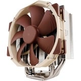 Noctua NH-U14S sistema di raffreddamento per computer Processore Refrigeratore 12 cm Marrone, Acciaio inossidabile Refrigeratore, 12 cm, 1500 Giri/min, 24,6 dB, 140,2 m³/h, Marrone, Acciaio inossidabile