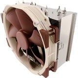 Noctua NH-U14S sistema di raffreddamento per computer Processore Refrigeratore 12 cm Marrone, Acciaio inossidabile Refrigeratore, 12 cm, 1500 Giri/min, 24,6 dB, 140,2 m³/h, Marrone, Acciaio inossidabile