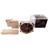 Noctua NH-U14S sistema di raffreddamento per computer Processore Refrigeratore 12 cm Marrone, Acciaio inossidabile Refrigeratore, 12 cm, 1500 Giri/min, 24,6 dB, 140,2 m³/h, Marrone, Acciaio inossidabile