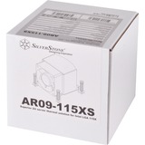 SilverStone AR09-115XS Processore Refrigeratore 6 cm, raffreddamento CPU  Refrigeratore, 6 cm, 1200 Giri/min, 5000 Giri/min, 42,5 dB, 27,9 pdc/min