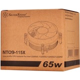 SilverStone NT09-115X Processore Refrigeratore, raffreddamento CPU  Processore, Refrigeratore, LGA 1150 (Presa H3), 9,2 cm, 550 Giri/min, 2500 Giri/min