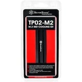 SilverStone SST-TP02-M2 sistema di raffreddamento per computer Mddulo di memoria Dissipatore di calore/Radiatore Nero, set Nero, Dissipatore di calore/Radiatore, Nero