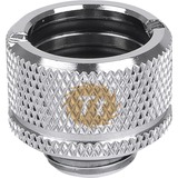 Thermaltake CL-W064-CU16SL-A parte e accessorio del sistema di raffreddamento del computer Guarnizione argento, Guarnizione, Cromo, 1/4", Tt LCS, 19,7 mm, 2,2 cm