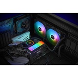 Thermaltake Floe RC240 Raffreddatore di liquidi tutto in uno Nero Nero, Raffreddatore di liquidi tutto in uno, 59,28 pdc/min, Nero