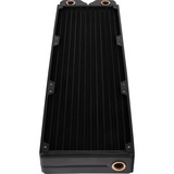 Thermaltake Pacific CLD 360 Radiatore Nero, Radiatore, Ottone, Rame, Acciaio inossidabile, Nero, 119 mm, 406 mm, 40 mm