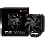 be quiet! Dark Rock Slim Processore Refrigeratore 12 cm Nero Nero, Refrigeratore, 12 cm, 1500 Giri/min, 11 dB, 23,6 dB, Nero