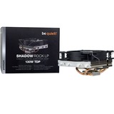 be quiet! Shadow Rock LP Processore Refrigeratore 12 cm Nero, Rame, Argento Refrigeratore, 12 cm, 1500 Giri/min, 25,5 dB, 51,4 pdc/min, 87 m³/h