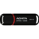 ADATA 32GB DashDrive UV150 unità flash USB USB tipo A 3.2 Gen 1 (3.1 Gen 1) Nero Nero, 32 GB, USB tipo A, 3.2 Gen 1 (3.1 Gen 1), Cuffia, 9 g, Nero