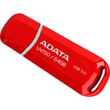 ADATA 64GB DashDrive UV150 unità flash USB USB tipo A 3.2 Gen 1 (3.1 Gen 1) Rosso rosso, 64 GB, USB tipo A, 3.2 Gen 1 (3.1 Gen 1), Cuffia, 9 g, Rosso