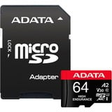 ADATA AUSDX64GUI3V30SHA2-RA1 memoria flash 64 GB MicroSDXC UHS-I Classe 10 64 GB, MicroSDXC, Classe 10, UHS-I, 100 MB/s, 80 MB/s