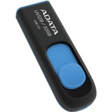 ADATA DashDrive UV128 32GB unità flash USB USB tipo A 3.2 Gen 1 (3.1 Gen 1) Nero, Blu Nero/Blu, 32 GB, USB tipo A, 3.2 Gen 1 (3.1 Gen 1), Lamina di scorrimento, 10 g, Nero, Blu