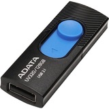 ADATA UV320 unità flash USB 128 GB USB tipo A 3.2 Gen 1 (3.1 Gen 1) Nero, Blu Nero/Blu, 128 GB, USB tipo A, 3.2 Gen 1 (3.1 Gen 1), Lamina di scorrimento, 7,9 g, Nero, Blu