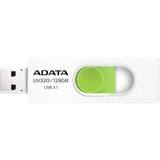 ADATA UV320 unità flash USB 128 GB USB tipo A 3.2 Gen 1 (3.1 Gen 1) Verde, Bianco bianco/Verde, 128 GB, USB tipo A, 3.2 Gen 1 (3.1 Gen 1), Lamina di scorrimento, 7,9 g, Verde, Bianco
