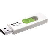 ADATA UV320 unità flash USB 128 GB USB tipo A 3.2 Gen 1 (3.1 Gen 1) Verde, Bianco bianco/Verde, 128 GB, USB tipo A, 3.2 Gen 1 (3.1 Gen 1), Lamina di scorrimento, 7,9 g, Verde, Bianco