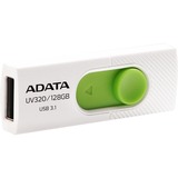 ADATA UV320 unità flash USB 128 GB USB tipo A 3.2 Gen 1 (3.1 Gen 1) Verde, Bianco bianco/Verde, 128 GB, USB tipo A, 3.2 Gen 1 (3.1 Gen 1), Lamina di scorrimento, 7,9 g, Verde, Bianco