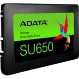 ADATA Ultimate SU650 2.5" 240 GB Serial ATA III SLC, Disco a stato solido Nero, 240 GB, 2.5", 6 Gbit/s