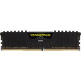 Corsair 4GB DDR4-2400 memoria 1 x 4 GB 2400 MHz Nero, 4 GB, 1 x 4 GB, DDR4, 2400 MHz, 288-pin DIMM, Nero