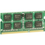 Corsair 4GB, DDR3 memoria 1 x 4 GB 1066 MHz DDR3, 4 GB, 1 x 4 GB, DDR3, 1066 MHz, 204-pin SO-DIMM, Lite retail