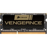 Corsair 8GB DDR3 memoria 1 x 8 GB 1600 MHz 8 GB, 1 x 8 GB, DDR3, 1600 MHz, 204-pin SO-DIMM, Lite retail