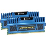 Corsair 8GB PC3-12800 memoria 2 x 4 GB DDR3 1600 MHz blu, 8 GB, 2 x 4 GB, DDR3, 1600 MHz, 240-pin DIMM, Lite retail