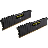 Corsair CMK32GX4M2A2666C16 memoria 32 GB 2 x 16 GB DDR4 2666 MHz Nero, 32 GB, 2 x 16 GB, DDR4, 2666 MHz, 288-pin DIMM