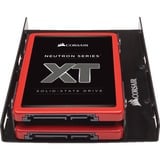 Corsair CSSD-BRKT2 pannello drive bay 8,89 cm (3.5") Pannello portante Nero, Telaio di montaggio Nero, 8,89 cm (3.5"), Pannello portante, 2.5", Nero, Alluminio, 101,6 mm