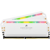 Corsair Dominator CMT16GX4M2C3200C16W memoria 16 GB 2 x 8 GB DDR4 3200 MHz bianco, 16 GB, 2 x 8 GB, DDR4, 3200 MHz, 288-pin DIMM