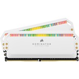 Corsair Dominator CMT16GX4M2K4000C19W memoria 16 GB 2 x 8 GB DDR4 4000 MHz bianco, 16 GB, 2 x 8 GB, DDR4, 4000 MHz