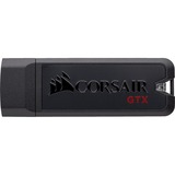 Corsair Flash Voyager GTX unità flash USB 128 GB USB tipo A 3.2 Gen 1 (3.1 Gen 1) Nero Nero, 128 GB, USB tipo A, 3.2 Gen 1 (3.1 Gen 1), 440 MB/s, Cuffia, Nero
