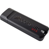 Corsair Flash Voyager GTX unità flash USB 128 GB USB tipo A 3.2 Gen 1 (3.1 Gen 1) Nero Nero, 128 GB, USB tipo A, 3.2 Gen 1 (3.1 Gen 1), 440 MB/s, Cuffia, Nero