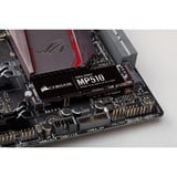 Corsair MP510 M.2 480 GB PCI Express 3.0 3D TLC NAND NVMe, Disco a stato solido Nero, 480 GB, M.2