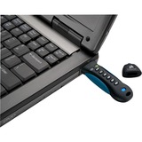 Corsair Padlock 3 unità flash USB 128 GB USB tipo A 3.2 Gen 1 (3.1 Gen 1) Nero, Blu Nero/Blu, 128 GB, USB tipo A, 3.2 Gen 1 (3.1 Gen 1), Cuffia, Protezione della password, Nero, Blu