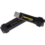 Corsair Survivor unità flash USB 1000 GB USB tipo A 3.2 Gen 1 (3.1 Gen 1) Nero, Chiavetta USB Nero, 1000 GB, USB tipo A, 3.2 Gen 1 (3.1 Gen 1), Cuffia, Nero